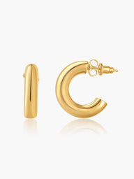 Boucles d'oreilles créoles classiques Marivelle
