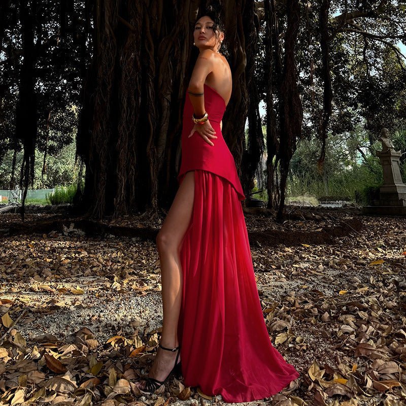 ZEYA - Mary Asymmetric Maxi Dress