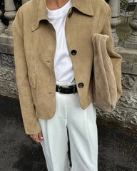 Veste Blazer en Suédine Melissa