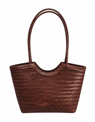 Sac tressé en similicuir Mica