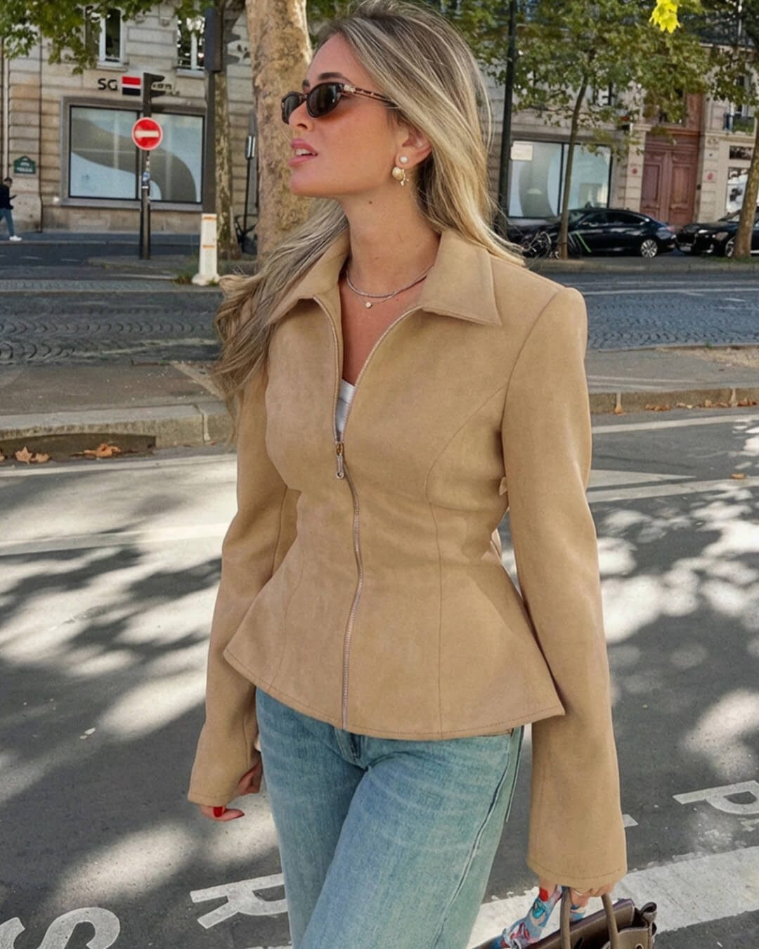 ZEYA - Mila Faux Suede Jacket