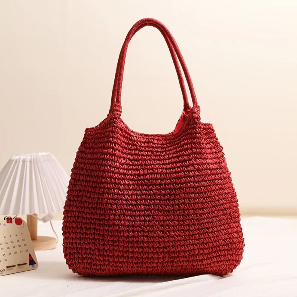 ZEYA - Mila Woven Straw Beach Tote
