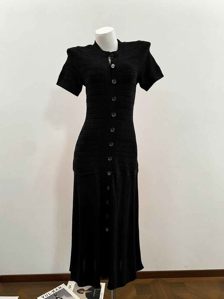 ZEYA - Milena Ribbed Knit Midi Dress