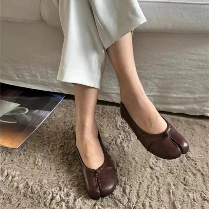 ZEYA - Miranda Split - Toe Leather Mules