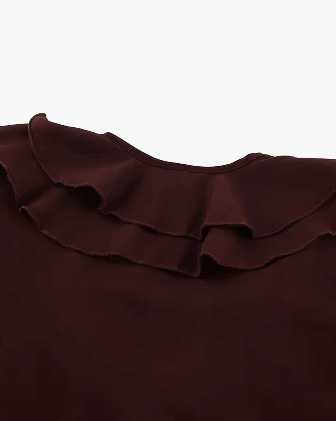 ZEYA - Monica Tie Neck Ruffled Blouse