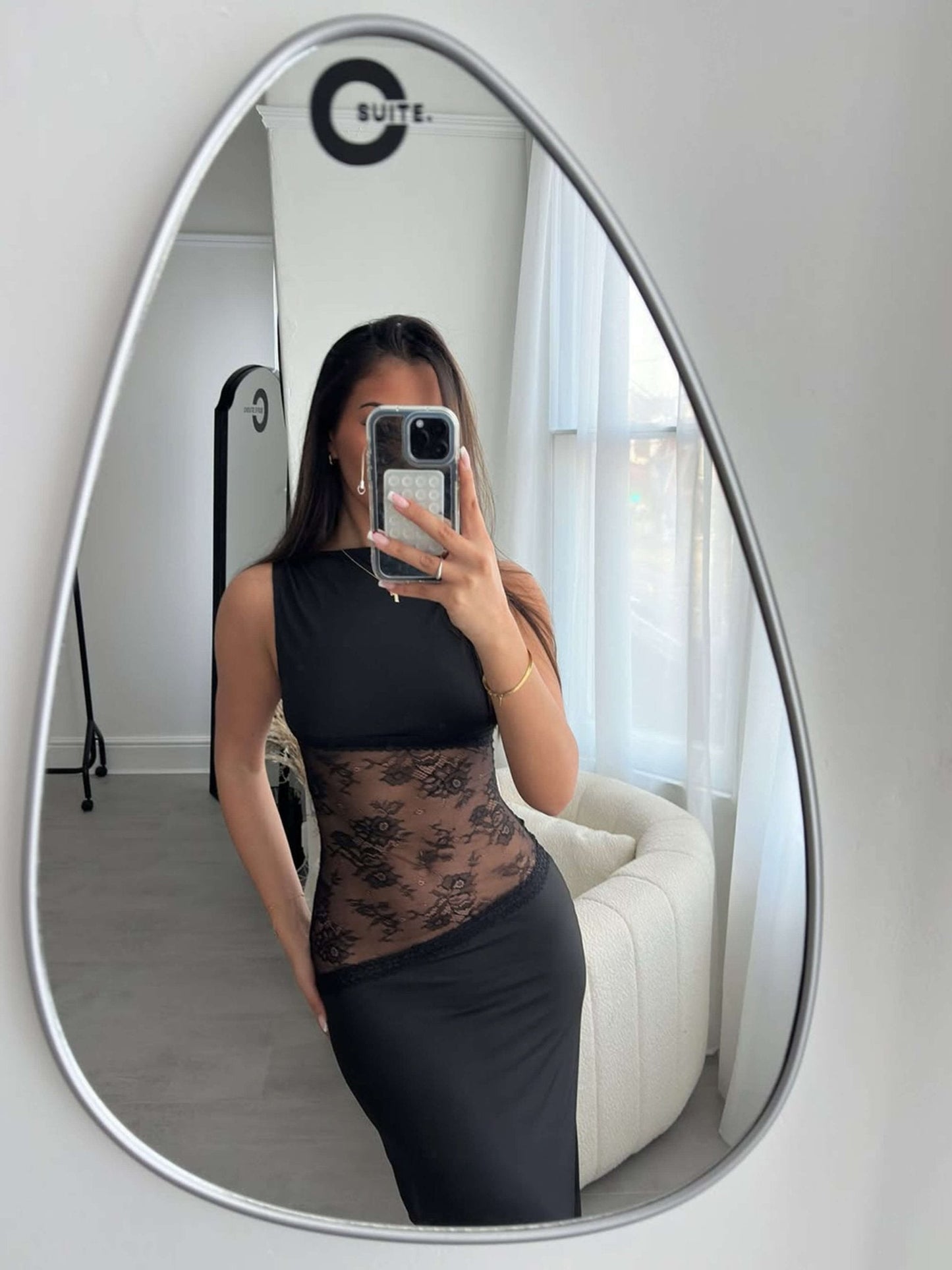 ZEYA - Nancy Maxi Dress with Lace Details