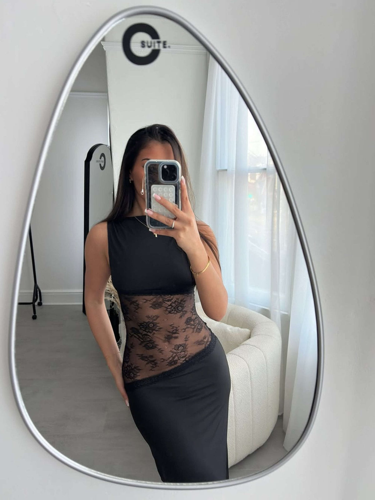 ZEYA - Nancy Maxi Dress with Lace Details