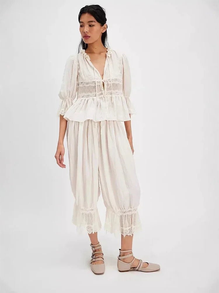 ZEYA - Natasha Lace Lantern Suit