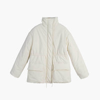 Manteau matelassé à col montant Neri
