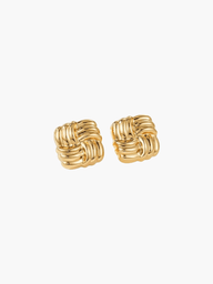 Boucles d'oreilles à tige carrées Paris Luxe