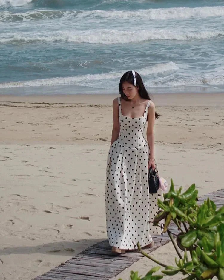 ZEYA - Petra Polka Dot Midi Dress