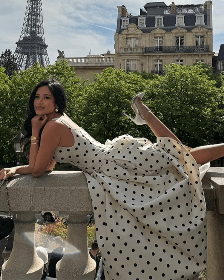 ZEYA - Petra Polka Dot Midi Dress