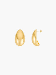 Boucles d'oreilles en forme de larme polie Quinn
