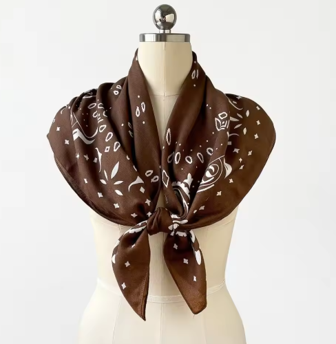 Reese Bandana Tricoté Motif Paisley