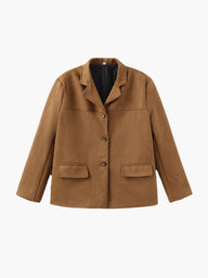 Blazer Reva en faux suède