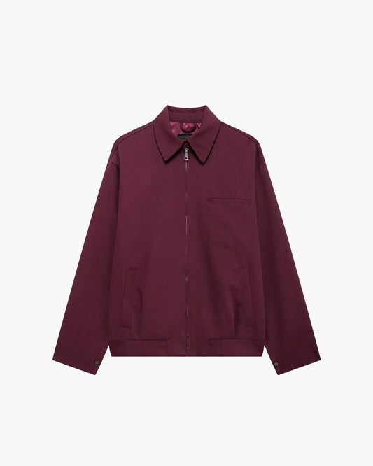 ZEYA - Riley Burgundy Bomber Jacket