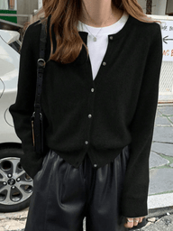 Ruth gilet boutonné en maille