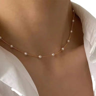 Collier ras-du-cou perles Ruth