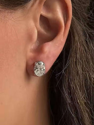 Boucles d’oreilles Sandra en zirconia taille ovale