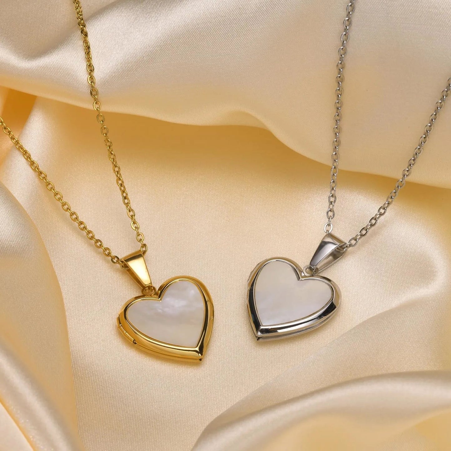 ZEYA - Selene Heart Locket Necklace