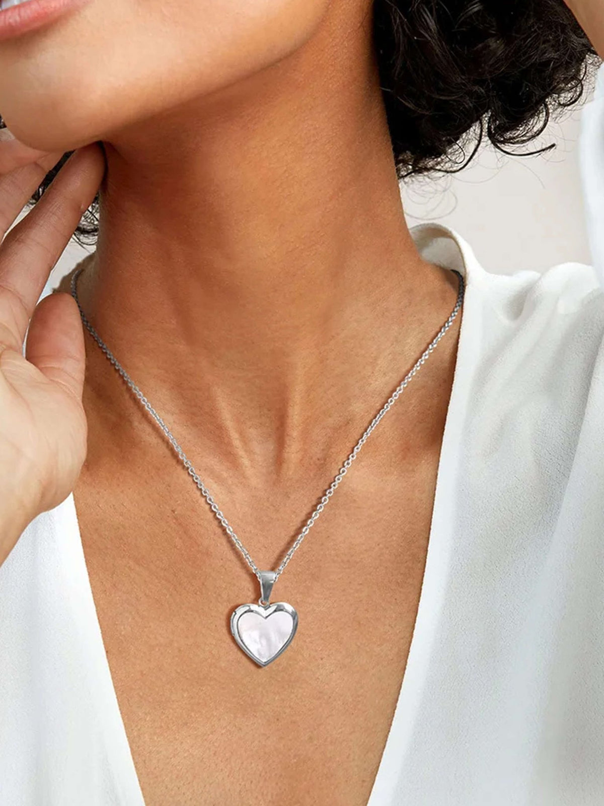 ZEYA - Selene Heart Locket Necklace