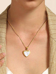 Collier Cœur Selene avec Médaille