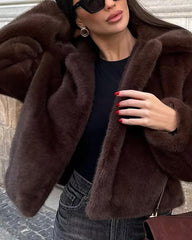 Veste en fausse fourrure Serrah