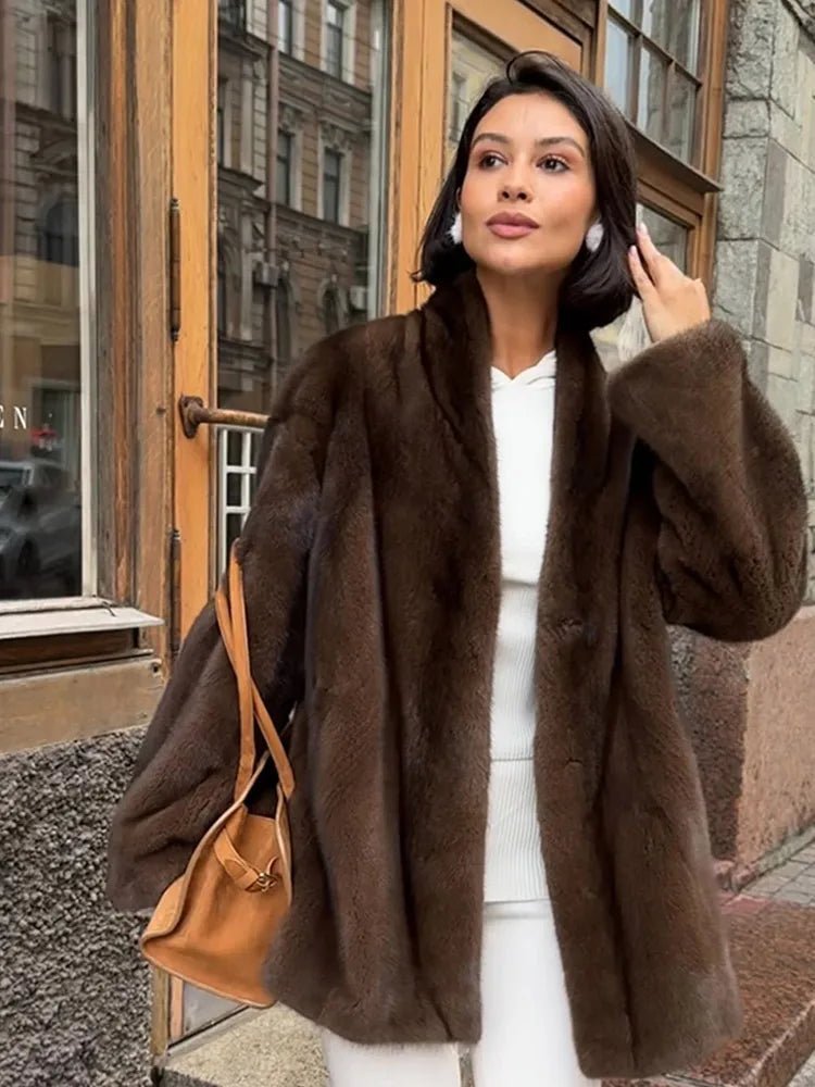 ZEYA - Seve Belted Faux Fur Jacket