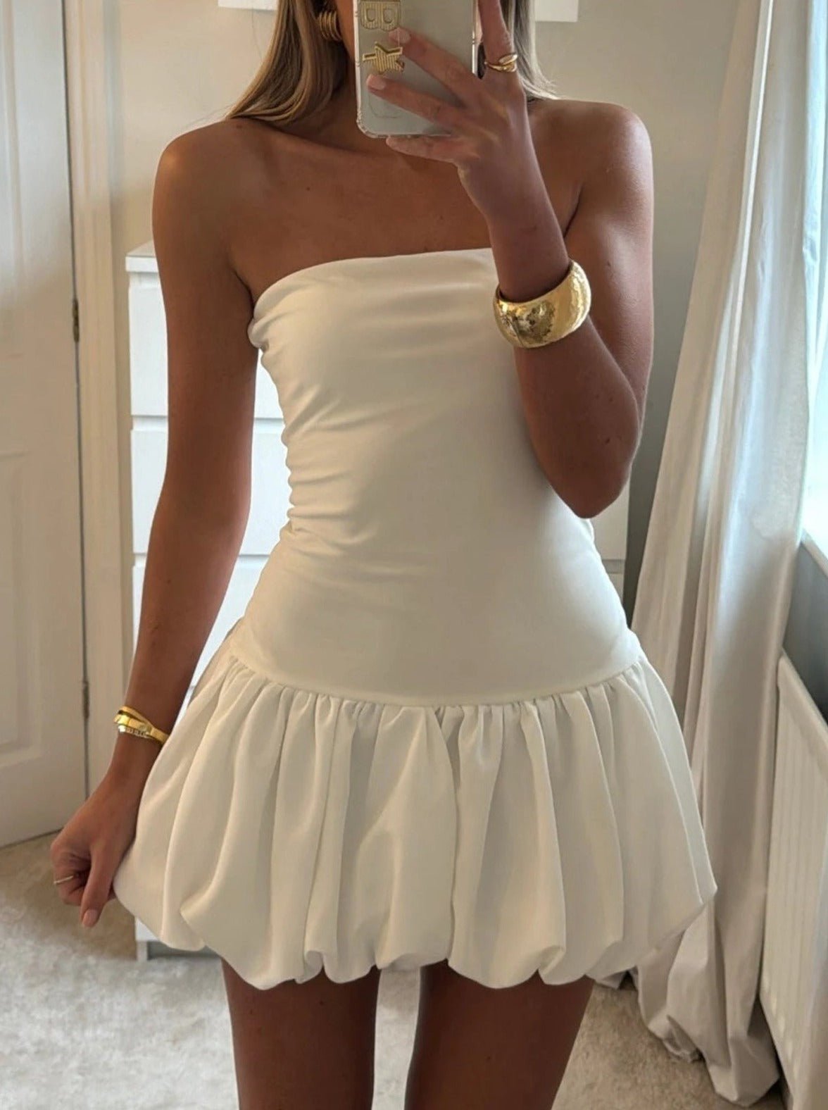 ZEYA - Sienna Drop-Waist Bubble-Hem Dress