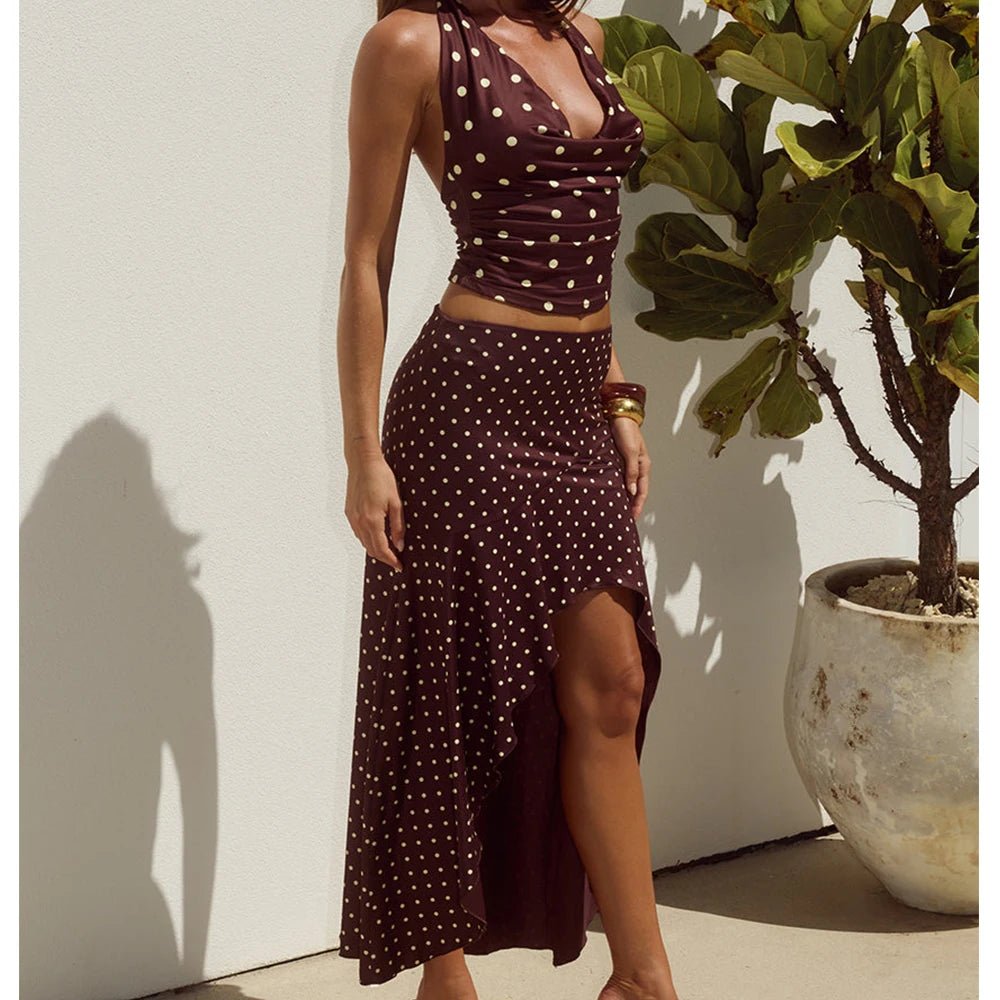 ZEYA - Sofia Two - Piece Polka Dot Set