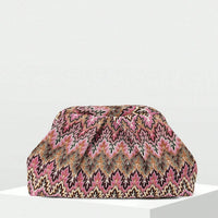 Hilary pochette plissée jacquard