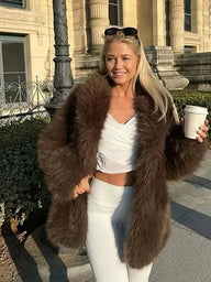 Veste en fausse fourrure Stacey
