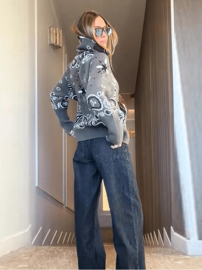 ZEYA - Stacey Paisley Knitted Cardigan