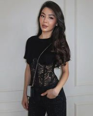 Top Corset Suzette en Dentelle