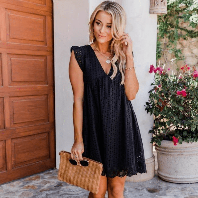 ZEYA - Sylvie V-Neck Sleeveless Mini Dress