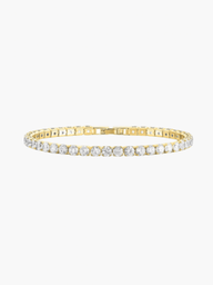 Bracelet tennis en zircone taille ronde