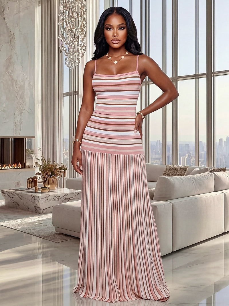 ZEYA - Tessa Striped Cami Maxi Dress