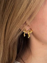 Boucles d'oreilles à tige Thalia Bow
