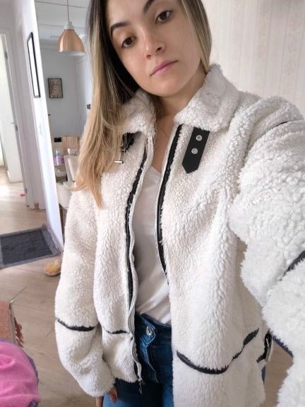 ZEYA - Valentina Boucle Bomber Jacket