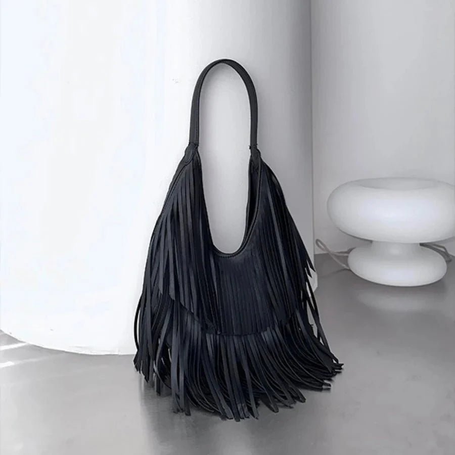 ZEYA - Valerie Tasseled Hobo Bag