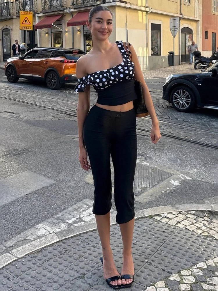 ZEYA - Venice Black Capris Pants