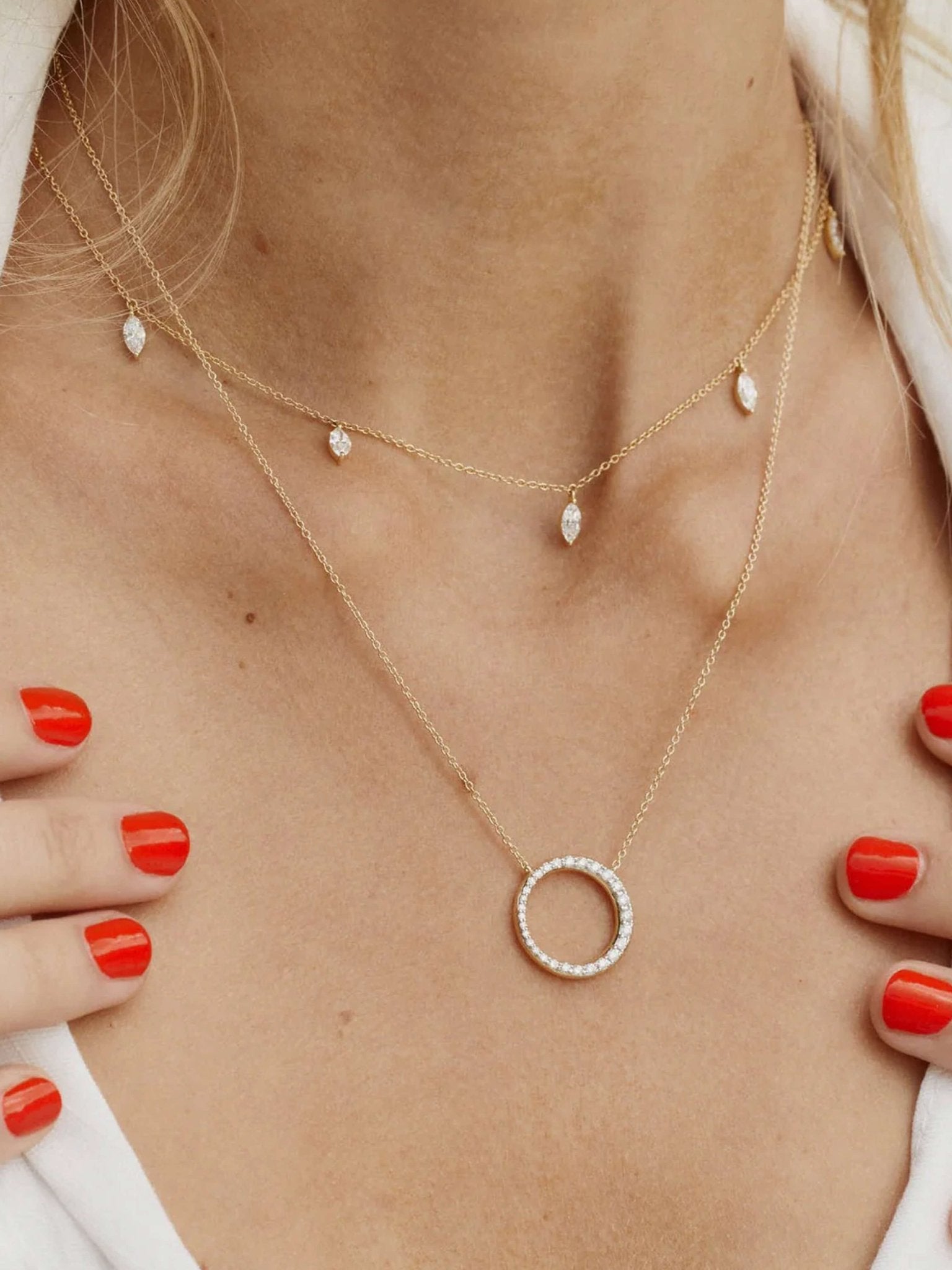 ZEYA - Vera Marquise Cut Necklace