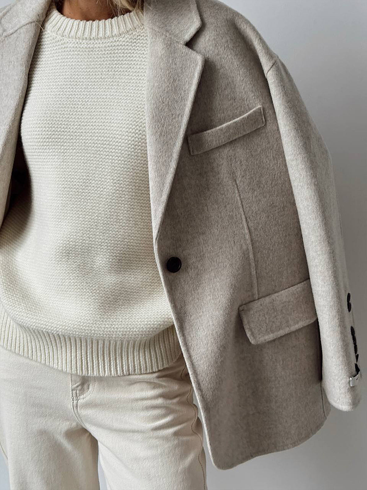 ZEYA - Via Creme Knit Sweater